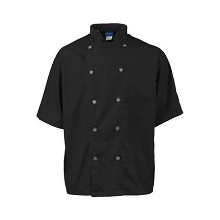 Allpoints Kng Active Chef Coat 4Xl Mens Black/Slate Ss 2124BKSL4XL